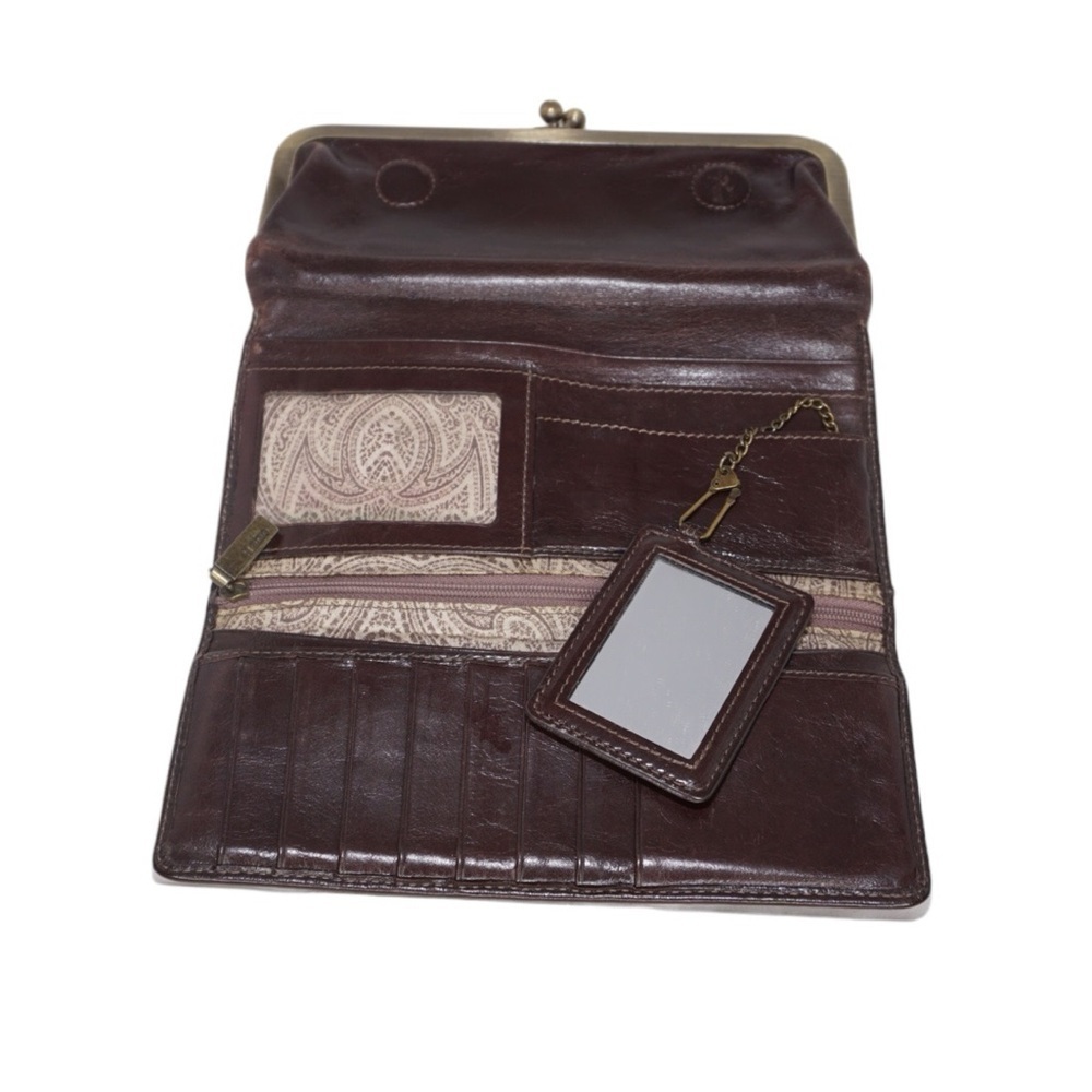 HOBO Limited Edition  International Rachel Continental Brown Leather Wallet - Picture 10 of 13